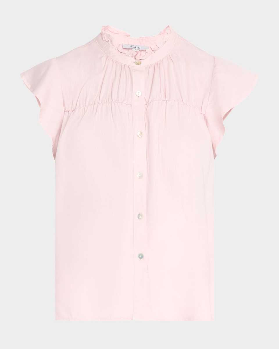 Ruthie Button-Front Blous